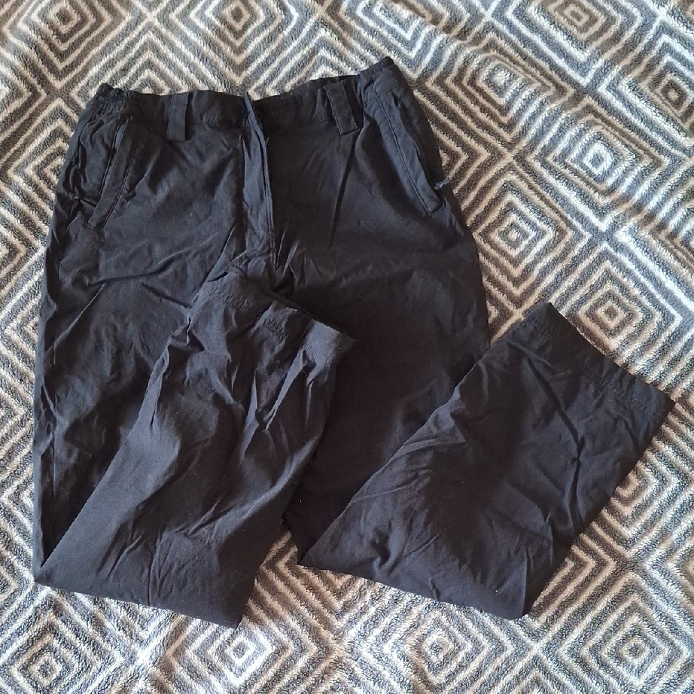 Mountain Warehouse Fleece-Lined Softshell Hiking Pants Black Size 6 / UK 10